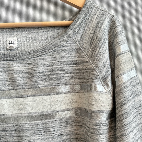 GAP | Grey Sweatshirt | Off Shoulder - Picture 3 of 7